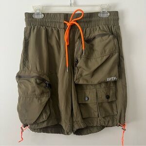 Men's EPTM Cargo Shorts Small Army Green
